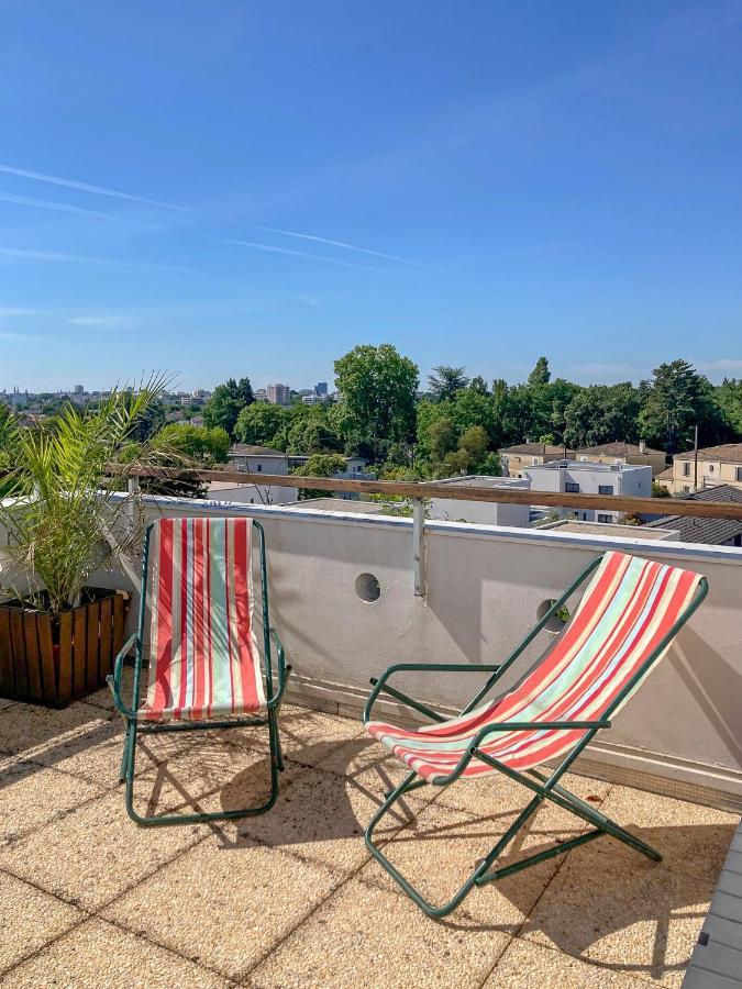 Proche Bordeaux Appartement 75 M2 Rooftop Bruges Extérieur photo