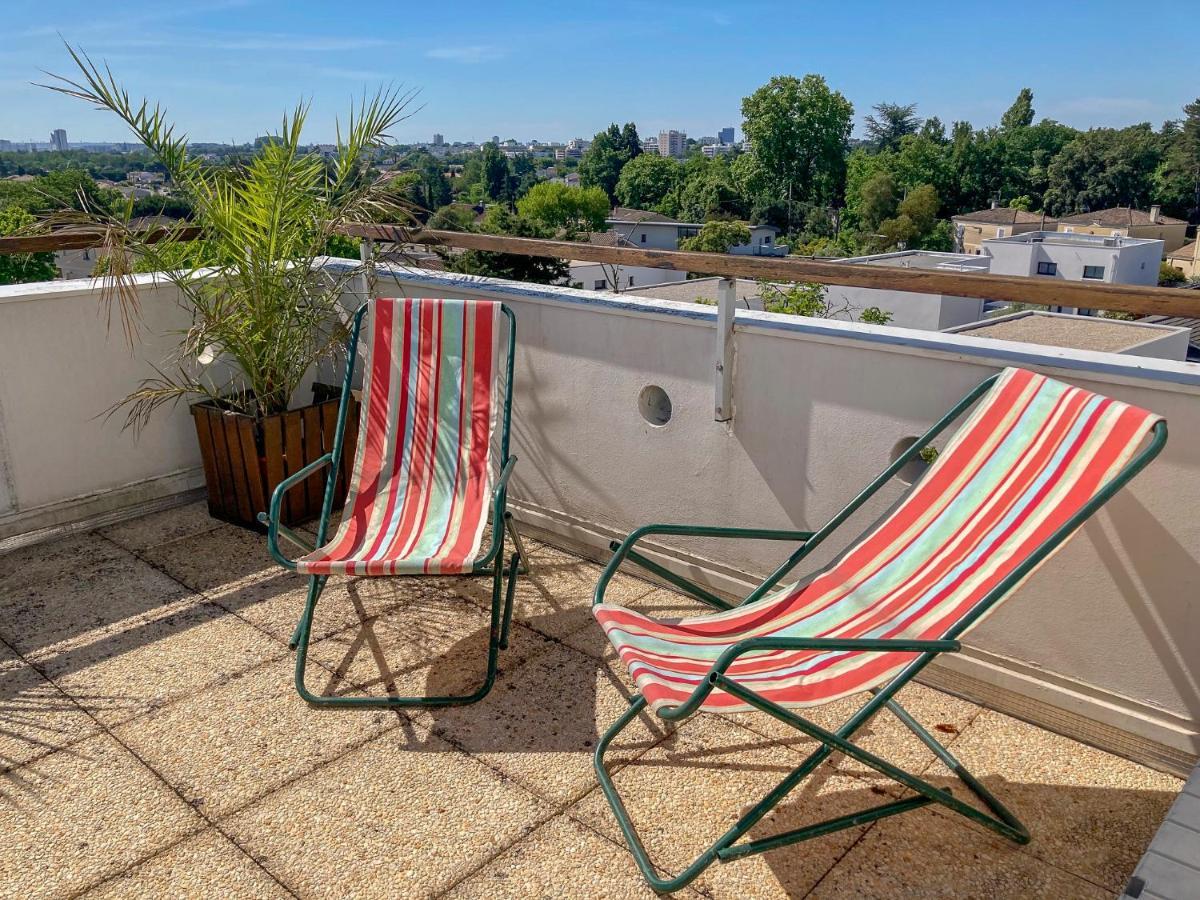 Proche Bordeaux Appartement 75 M2 Rooftop Bruges Extérieur photo