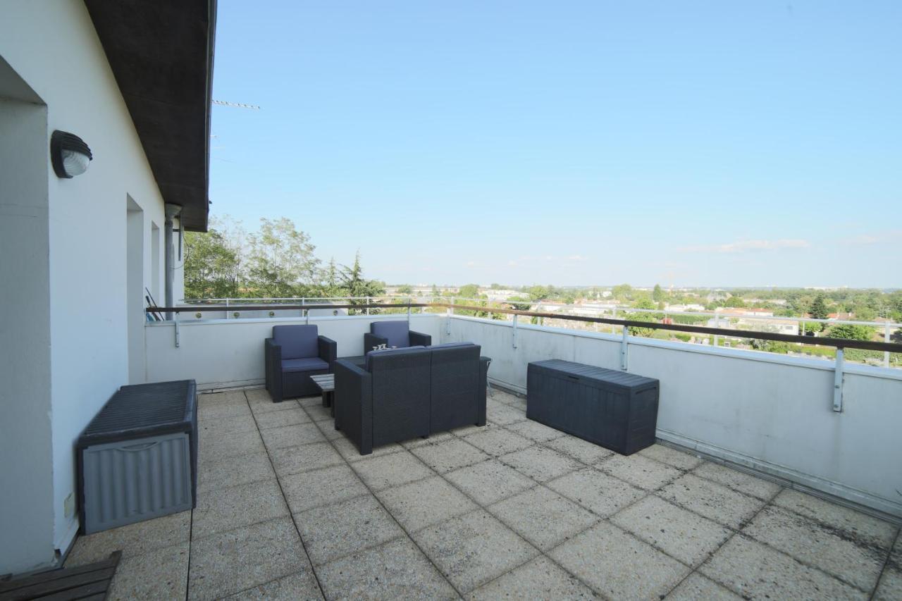 Proche Bordeaux Appartement 75 M2 Rooftop Bruges Extérieur photo